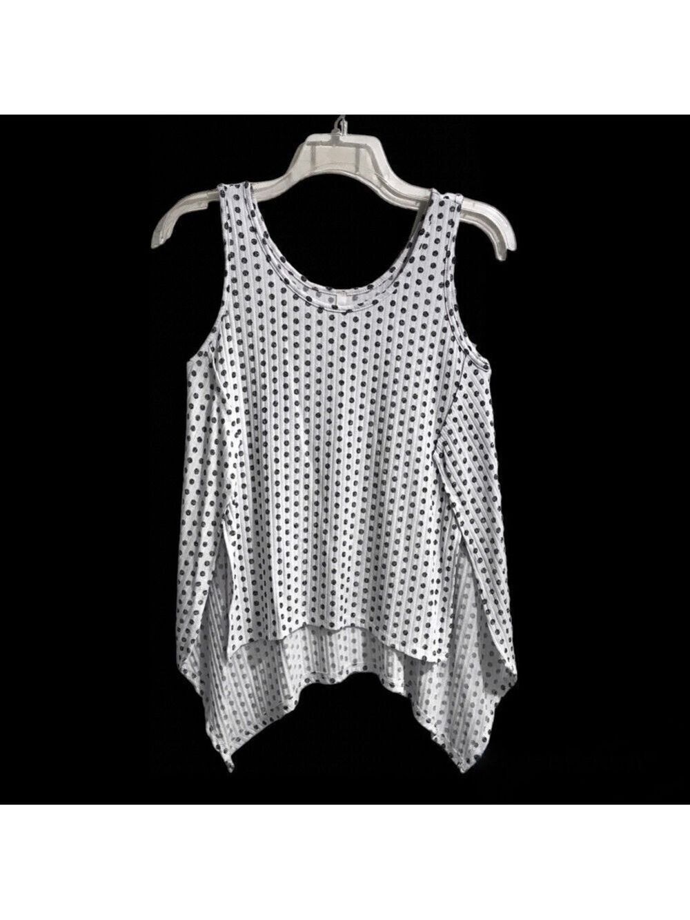 GILLI Sleeveless Tank Top Asymetrical Made in the USA